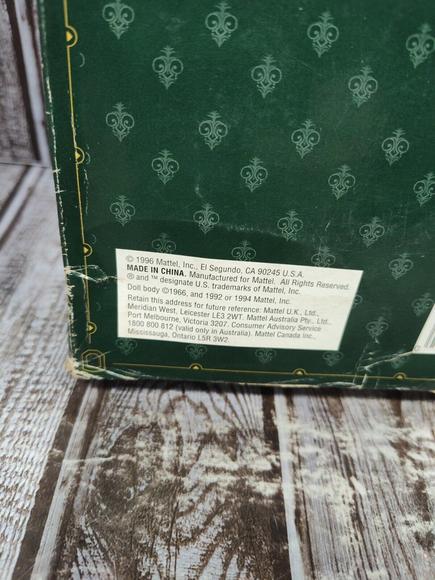 Barbie Yuletide Romance Doll 15621 Hallmark Special Edition Mattel 1996 Holiday - Picture 6 of 10